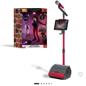 New in Box FAO Schwarz Karaoke Mic & Stand